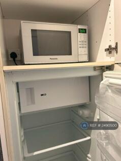 Modern Microwave &amp; Fridge