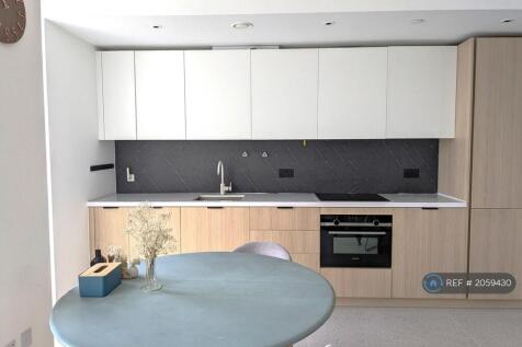 Living Room And Open Kitchen View