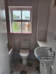 Up Stairs Bathroom And Toilet With Shower