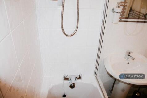 Bathroom. Over Bath Shower