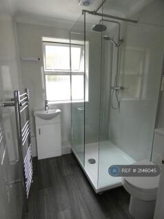 Newly Fitted Bathroom With Walk In Shower