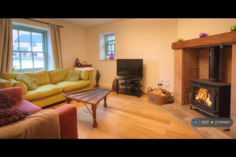 Living Room With Cast Iron Firepalce