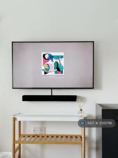 4k Tv And Soundbar Installed