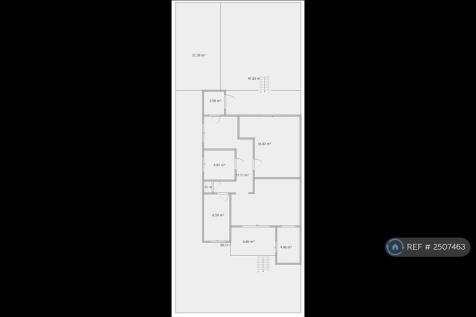 Flat Floor Plan With Garden &amp; Bike Area