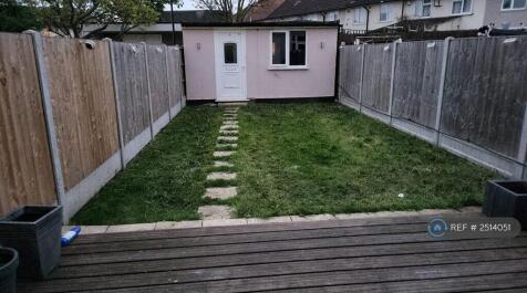 Rear Garden With Shed