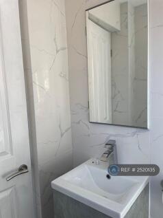 2 Large Built In Cabinets In Bathroom
