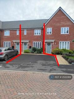 House Front With 2 Parking Spaces