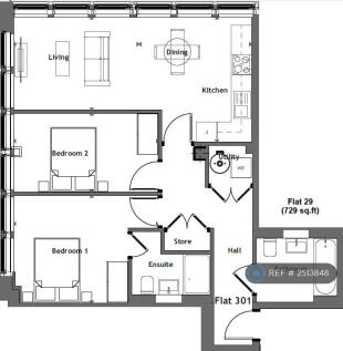 2 Bedroom Example