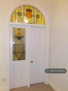 Stain Glass In Hallway