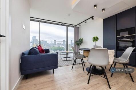 Living Room With City View