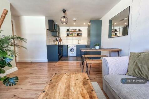 Open Plan View Of Kitchen