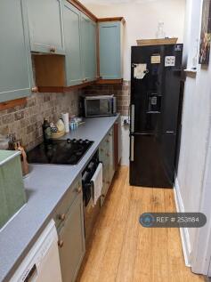 Kitchen With Fridge Freezer