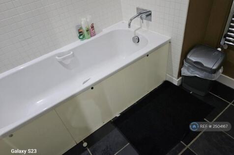 Bath Tub In The Hallway Bathroom