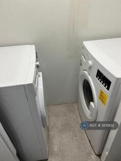 Laundry Cupboard With Washing Machine And Dryer