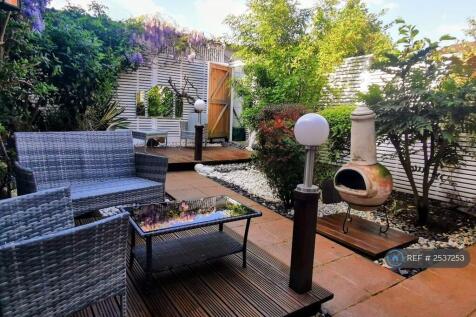 Garden With Secure Rear Access Gate