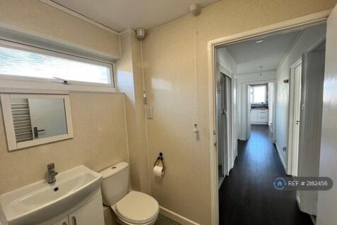 Bathroom Looking Up Corridor