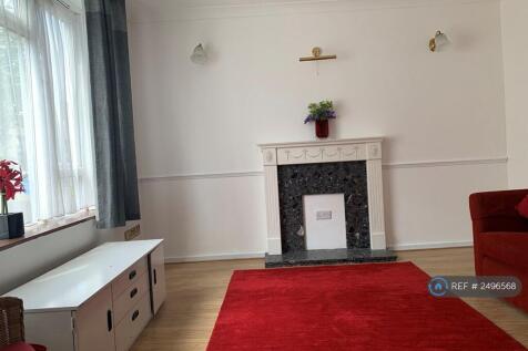 Living Room With Decorative Fireplace