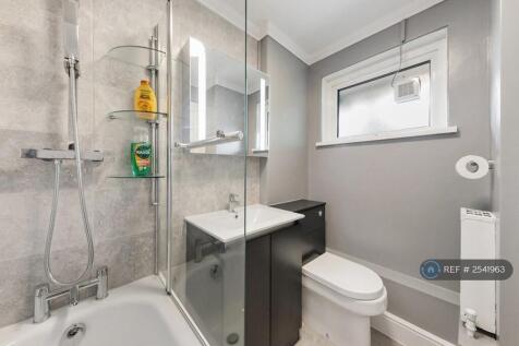 Bathroom With Modern Mirror Cabinet