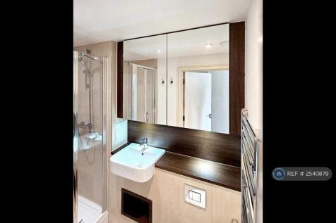 Ensuite Bathroom With Large Cabinet