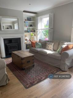 Living Room With Fireplace
