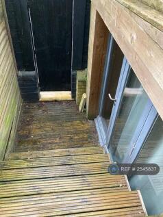 Garden Studio Stairs And Back Gate