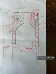 Sketch Of Patio Changes.