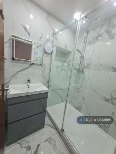 Shower Room With Fitted Vanity Unit &amp; Accessories 