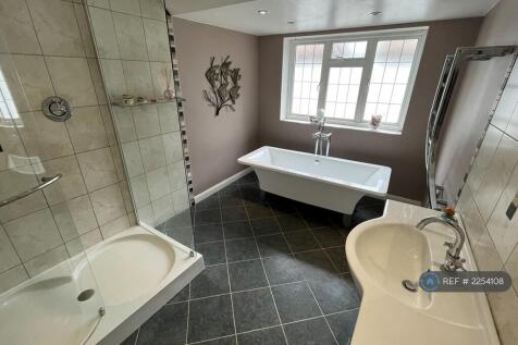 Family Bathroom With Freestanding Bath 
