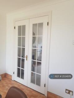 Double Doors Separating Living Room/Kitchen Diner