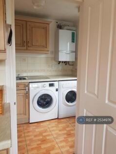 Utility Room From Kitchen, New Boiler