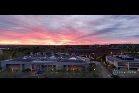 Sunset  Over Milton Keynes From The Lounge