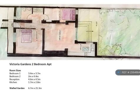 2 Bed Garden Flat 