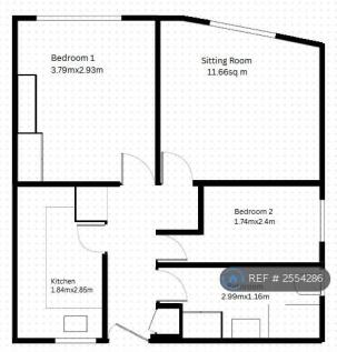 Floorplan Approx 47 Sq Meters