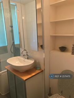 Mirrored Unit And Built-In Shelving