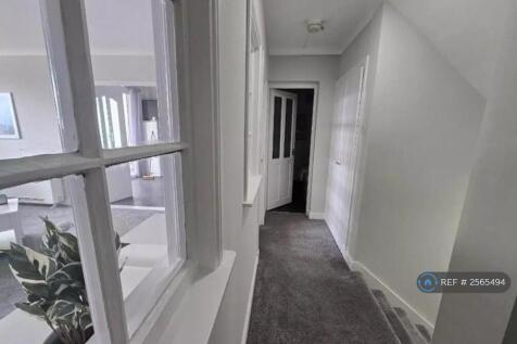 Upper Hall Into The Bathroom And Storage Cupboard 