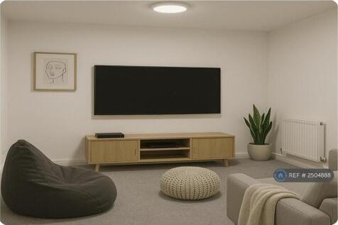 Basement Arranged As a Cinema Room