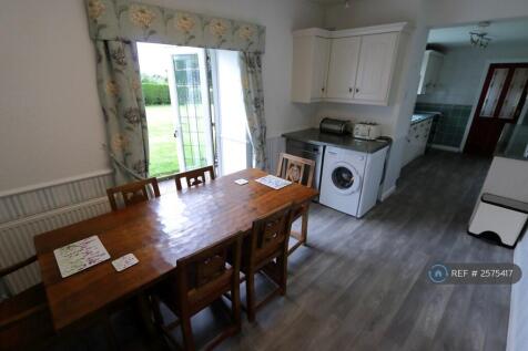 Dinning And Laundry Area With French Doors r