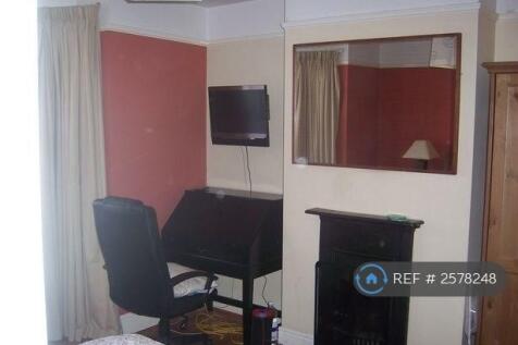 Desk And Original Fireplace