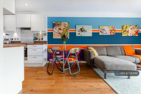 Open Plan Space Kitchen With Big Living Room