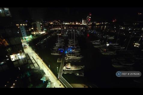 Waterfront View At Night