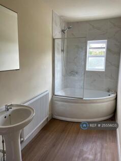 Bathroom With Newly Tiled Bath/Shower