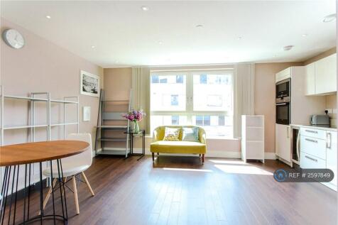 Living Room With Open Plan Kitchen