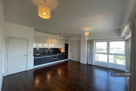 Living Room With Open Plan Kitchen