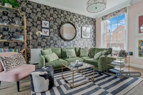 Living Room With Double Doors Onto Back Garden