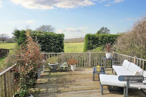 Decked Terrace At The End Of The Garden