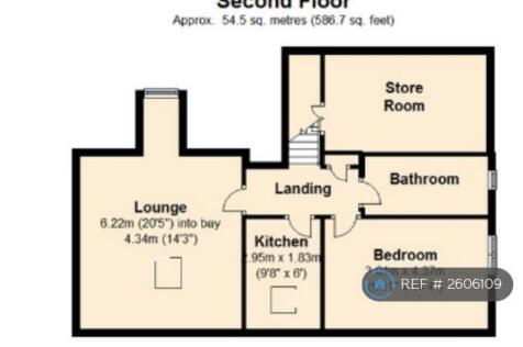 Floorplan, 2nd Floor Flat