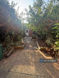 Back Garden With Garage Access