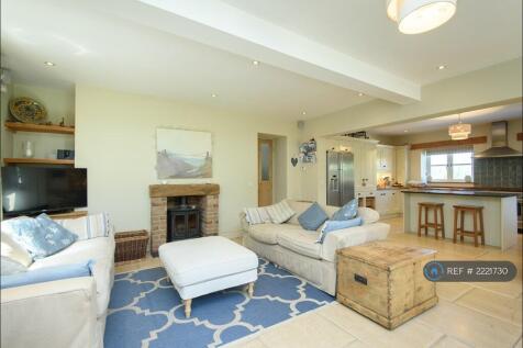Wood Burning Stove In Living Area
