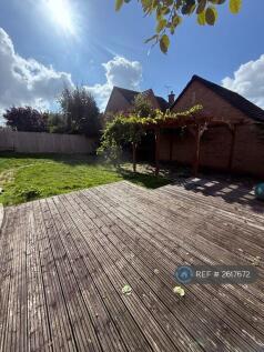 Patio Area In Garden 