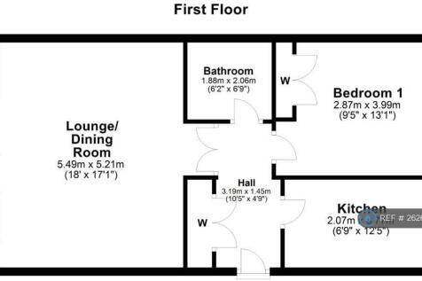 Plan 57sm, 613sft